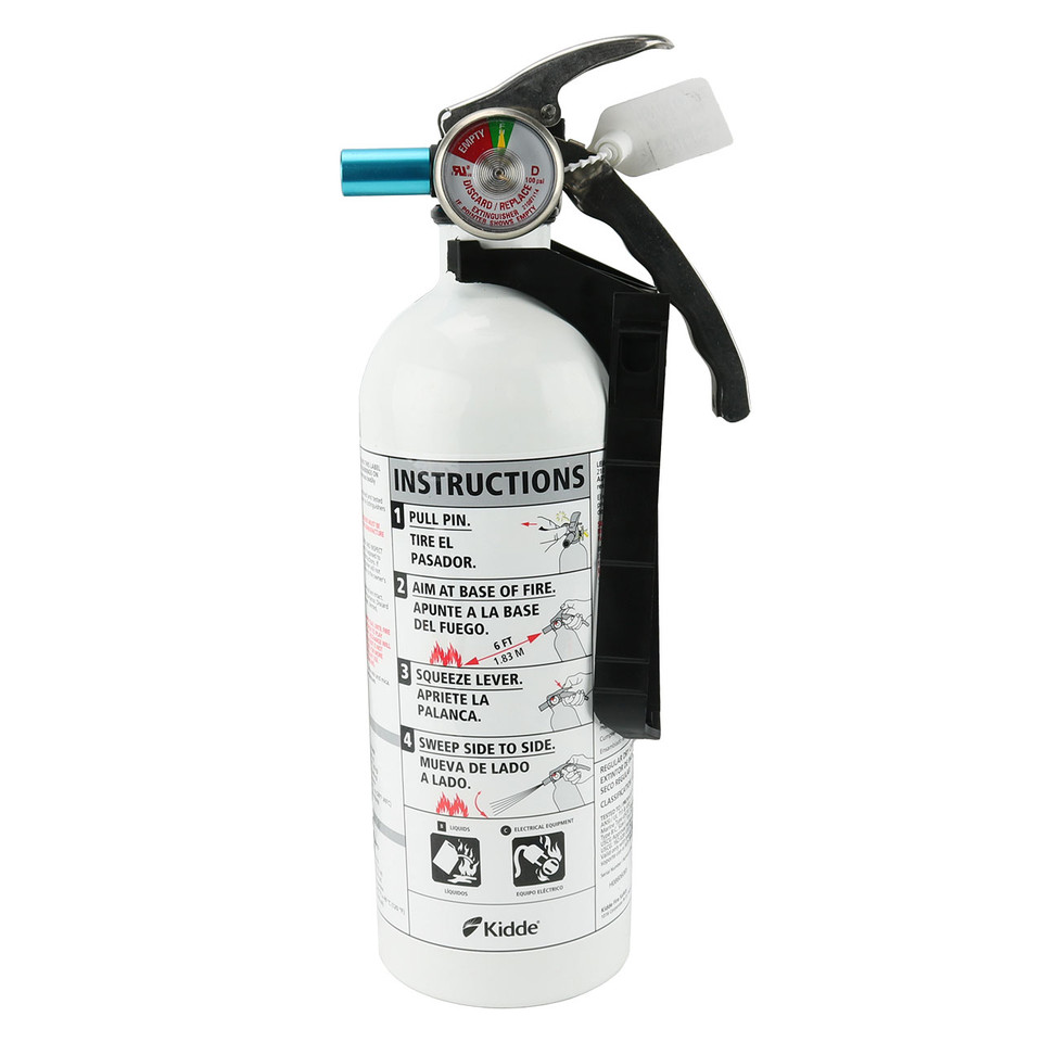 Kidde 2 Mariner Fire Extinguisher w/ Bracket FishUSA