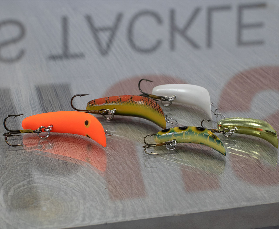 6 Leurres Worden's Flatfish M2 Rares - Couleurs Mixtes Pour Brochet, Muskie, Saumon - Occasion