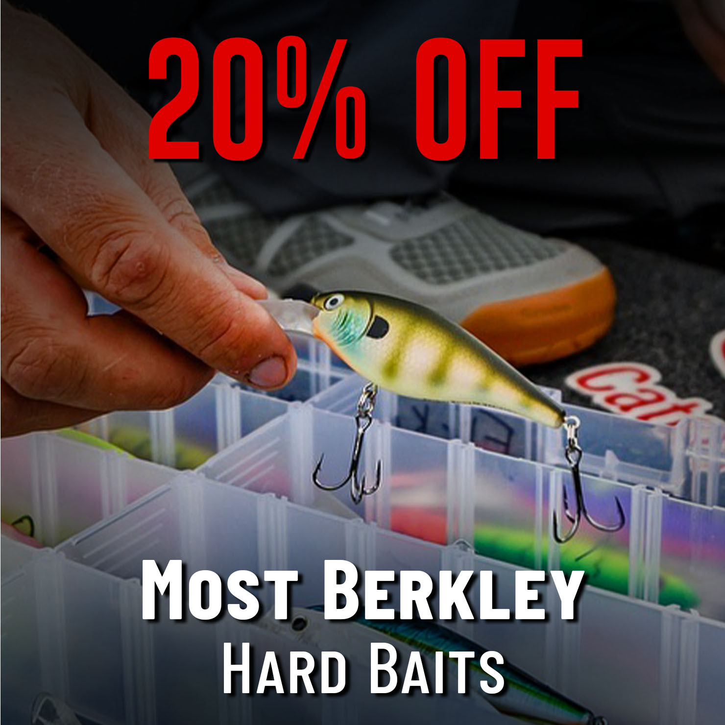20% Off All Berkley Hard Baits