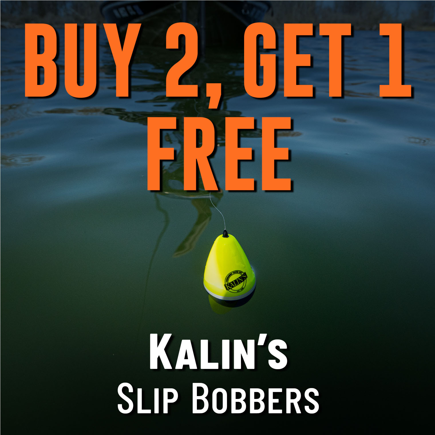 Buy 2, Get 1 Free Kalin's Slip Bobbers