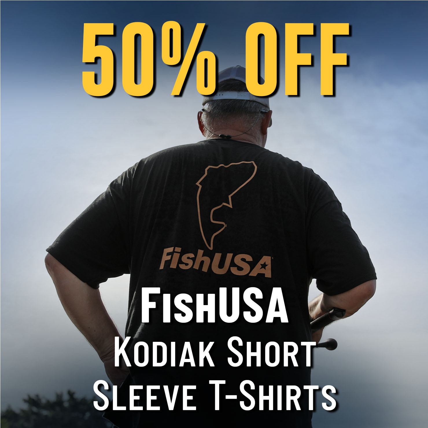 50% Off FishUSA Kodiak Short Sleeve T-Shirts