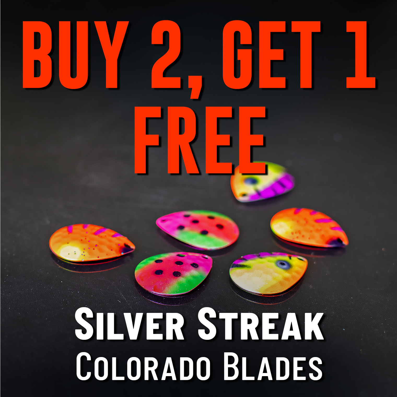 Buy 2, Get 1 Free Silver Streak Colorado Blades