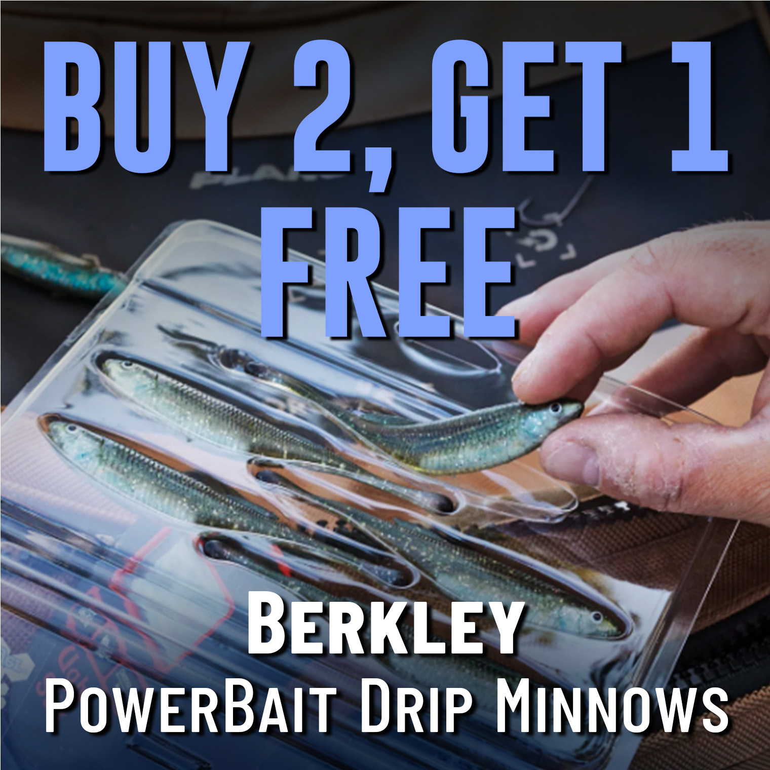Buy 2, Get 1 Free Berkley PowerBait Drip Minnows