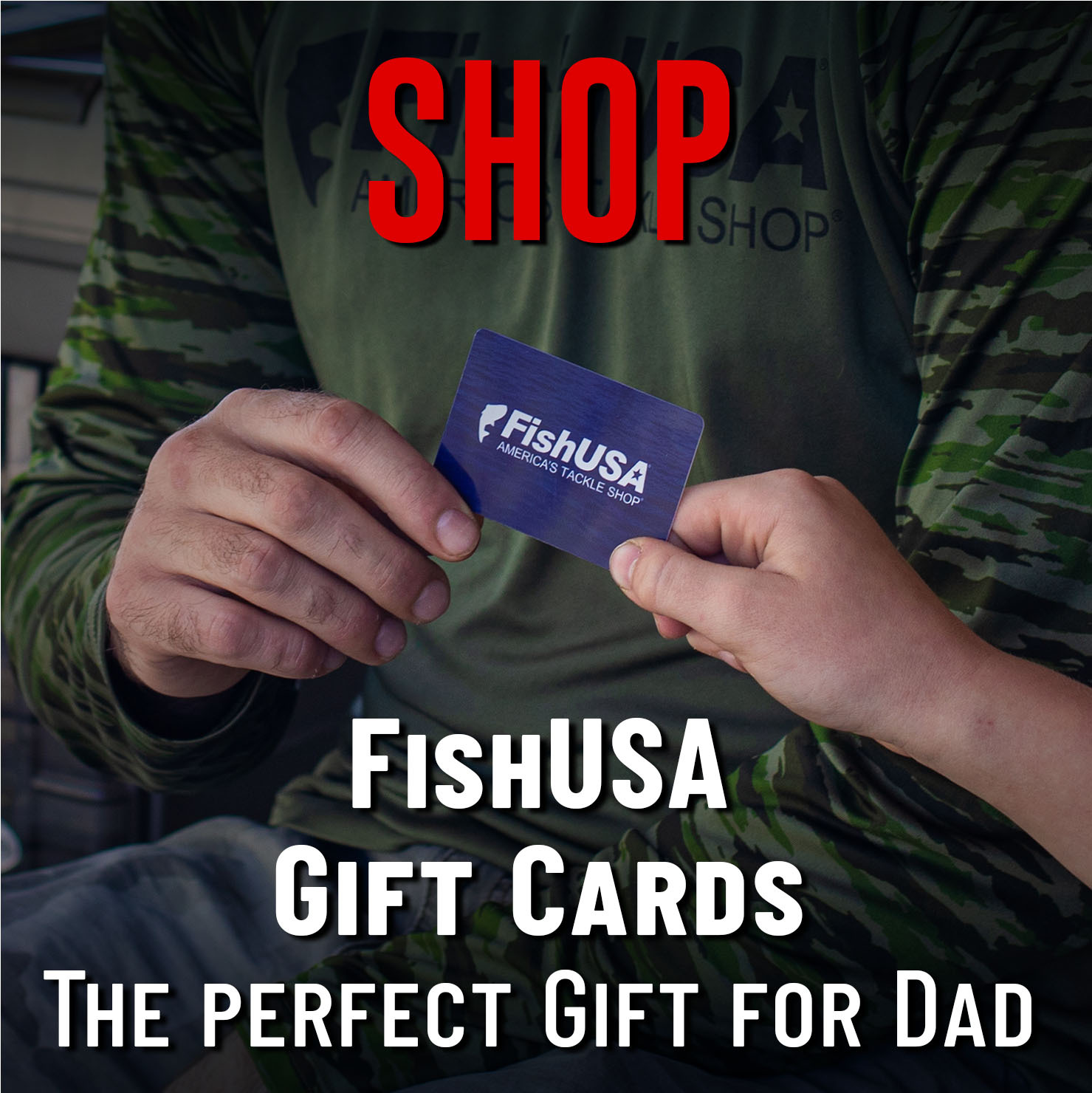 Shop FishUSA Gift Cards. The Perfect Gift for Dad