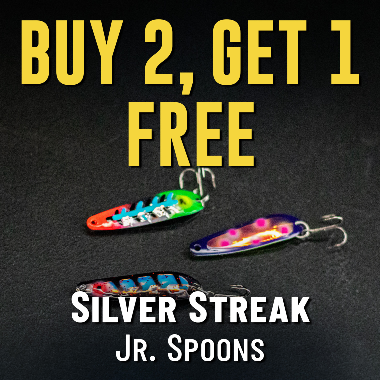 Buy 2, Get 1 Free Silver Streak Jr. Spoons