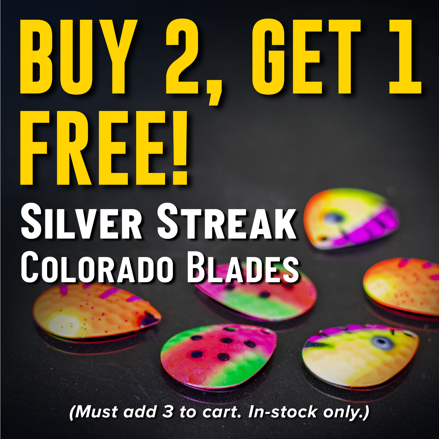 Buy 2, Get 1 FREE! Silver Streak Colorado Blades (Must add 3 to cart. In-stock only.)