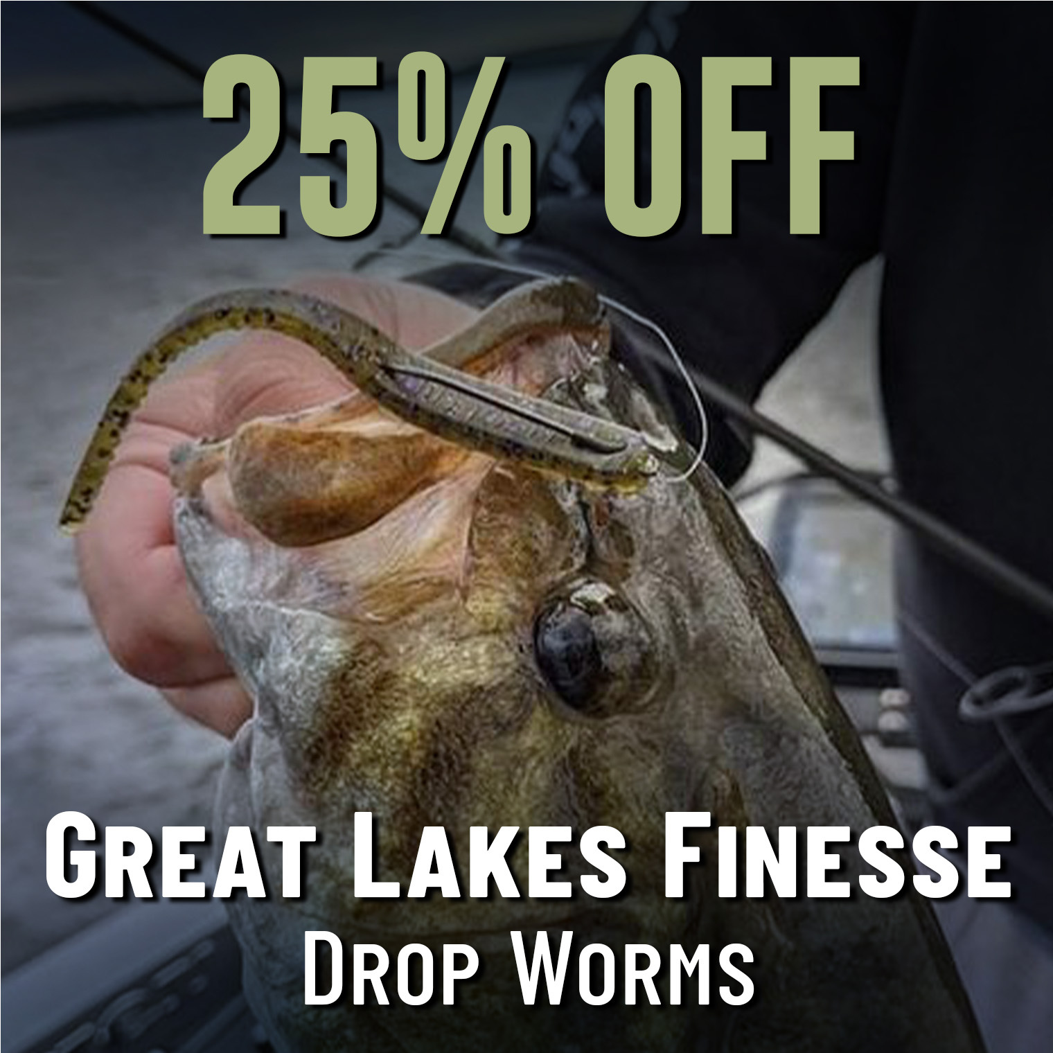 25% Off Great Lakes Finesse Drop Worms