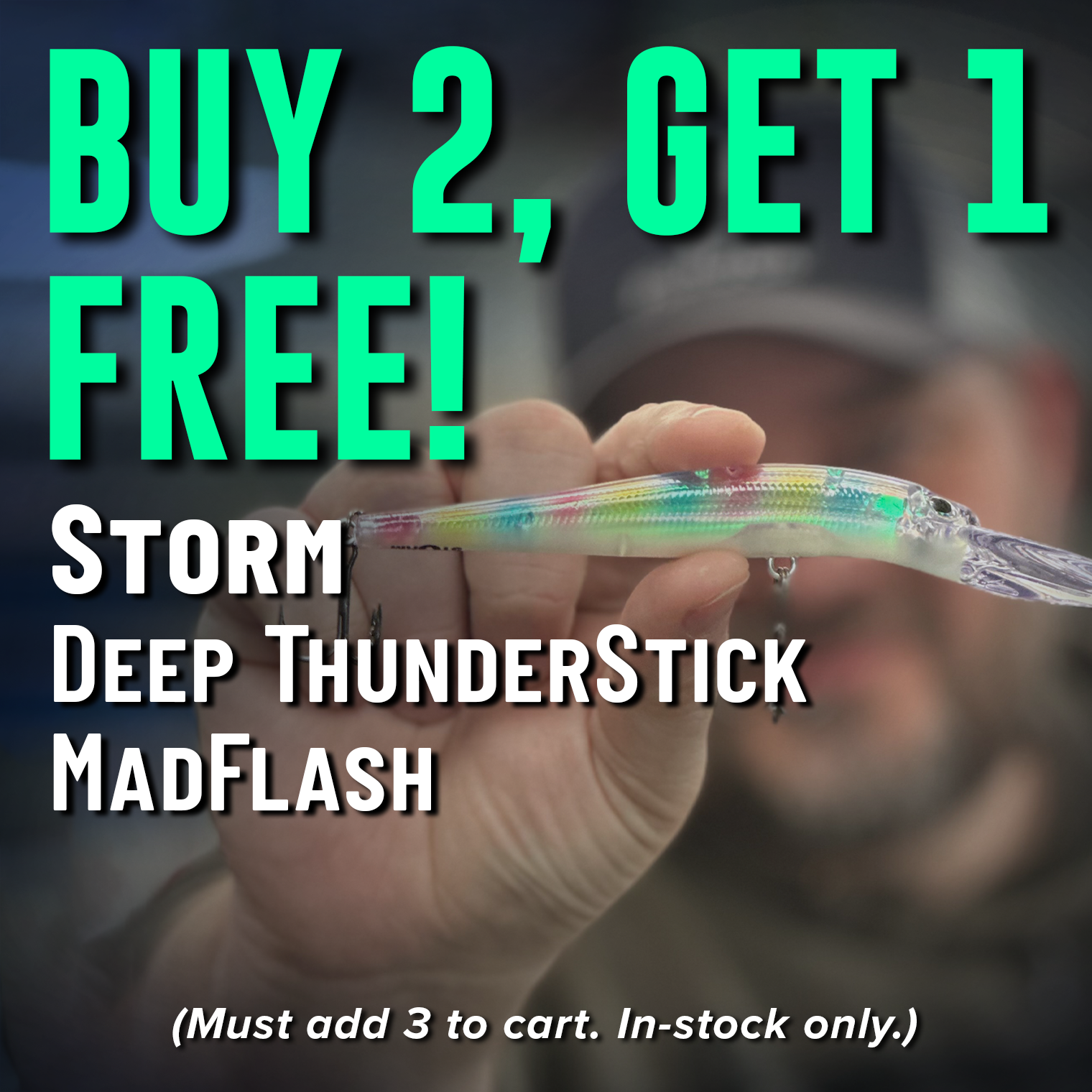 Buy 2, Get 1 FREE! Storm Deep ThunderStick MadFlash (Must add 3 to cart. In-stock only.)