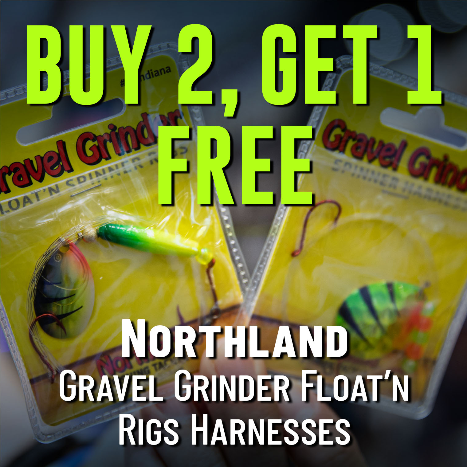 Buy 2, Get 1 Free Northland Gravel Grinder Float'n Rigs Harnesses