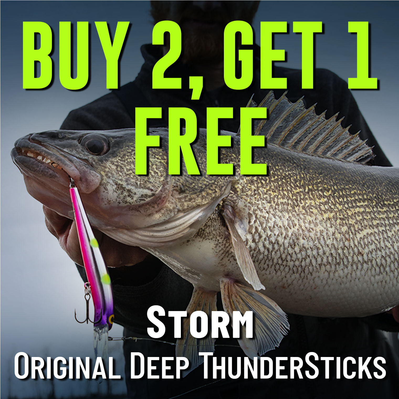 Buy 2, Get 1 Free Storm Original Deep ThunderSticks