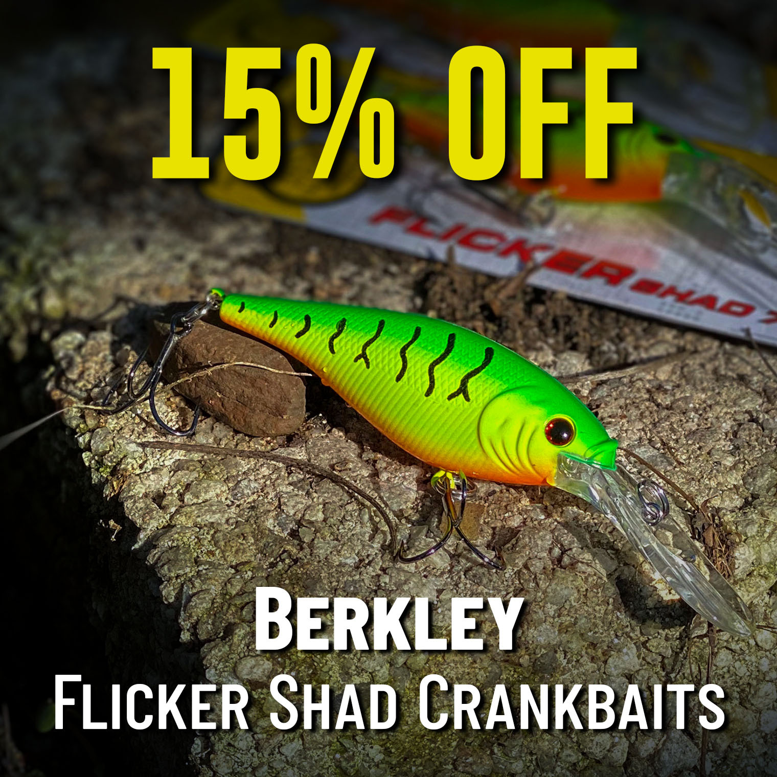 15% Off Berkley Flicker Shad Crankbaits Shop Now (In-stock only. Offer valid 08.05.2025 until 11:59 PM EDT.)