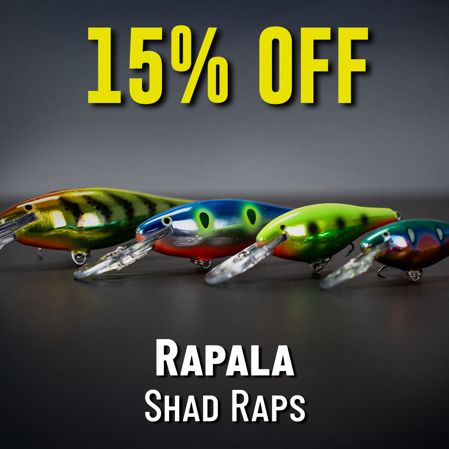 15% Off Rapala Shad Raps Shop Now (In-stock only. Offer valid 08.05.2025 until 11:59 PM EDT.)