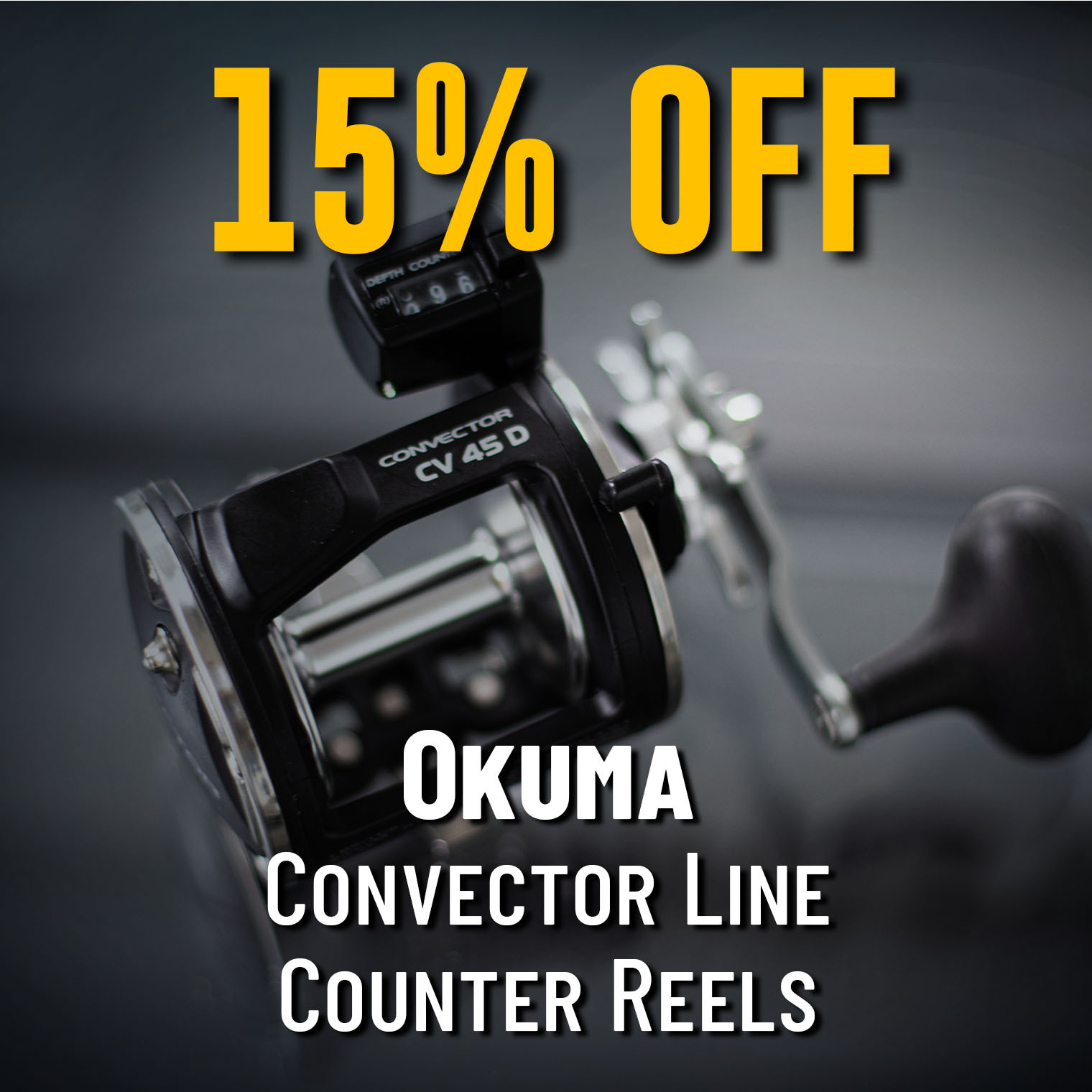 15% Off Okuma Convector Line Counter Reels