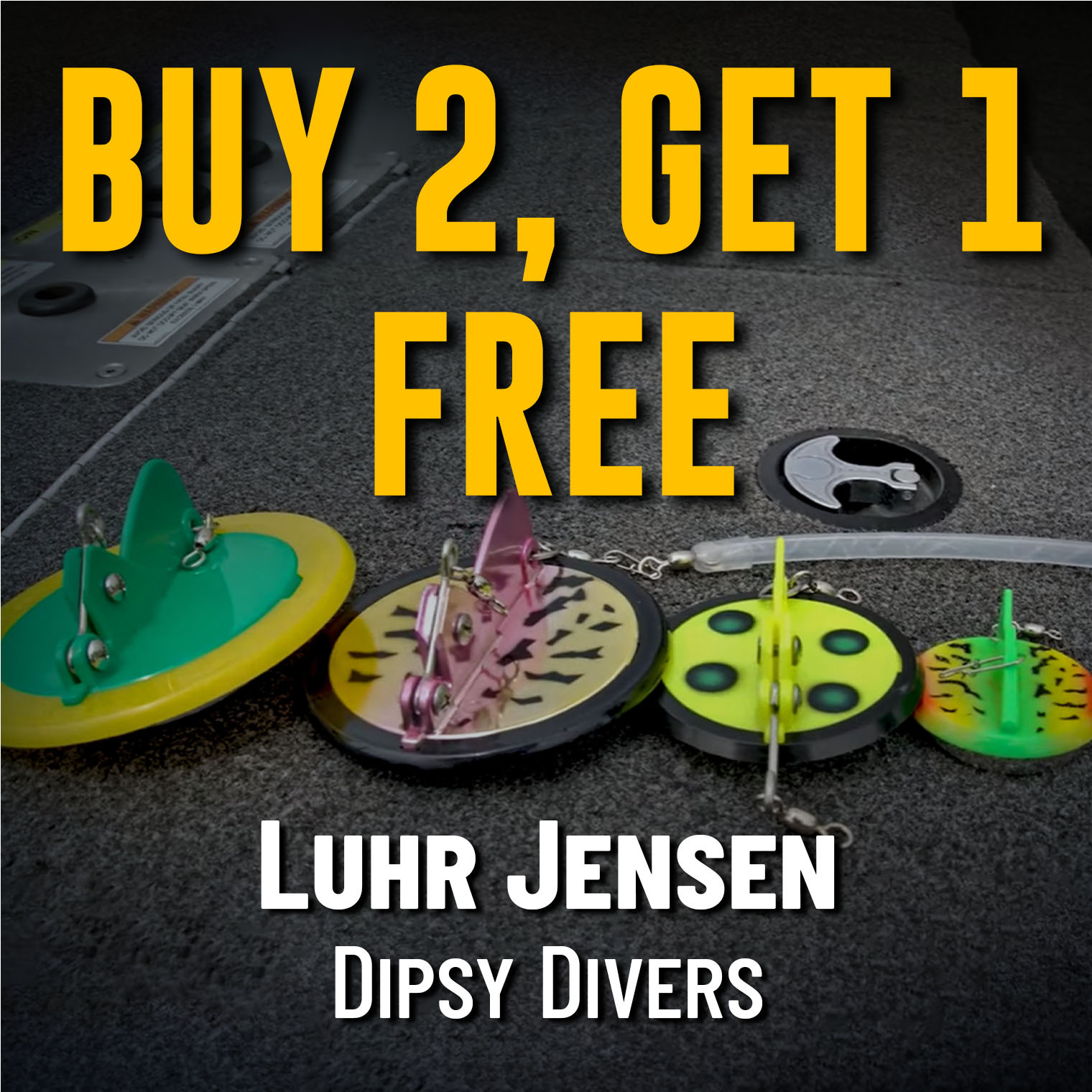 Buy 2, Get 1 Free Luhr Jensen Dipsy Divers