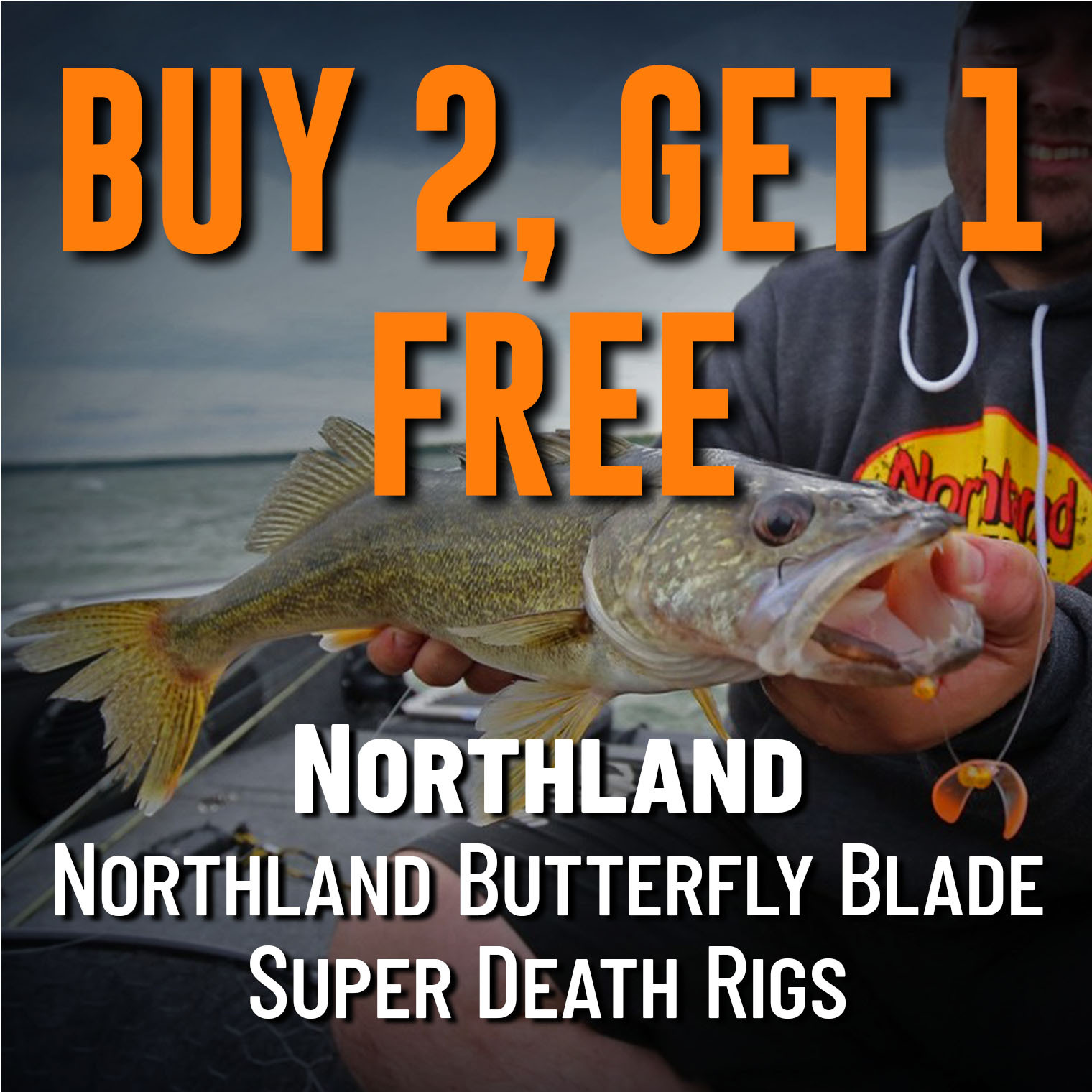 Buy 2, Get 1 Free Northland Butterfly Blade Super Death Rigs