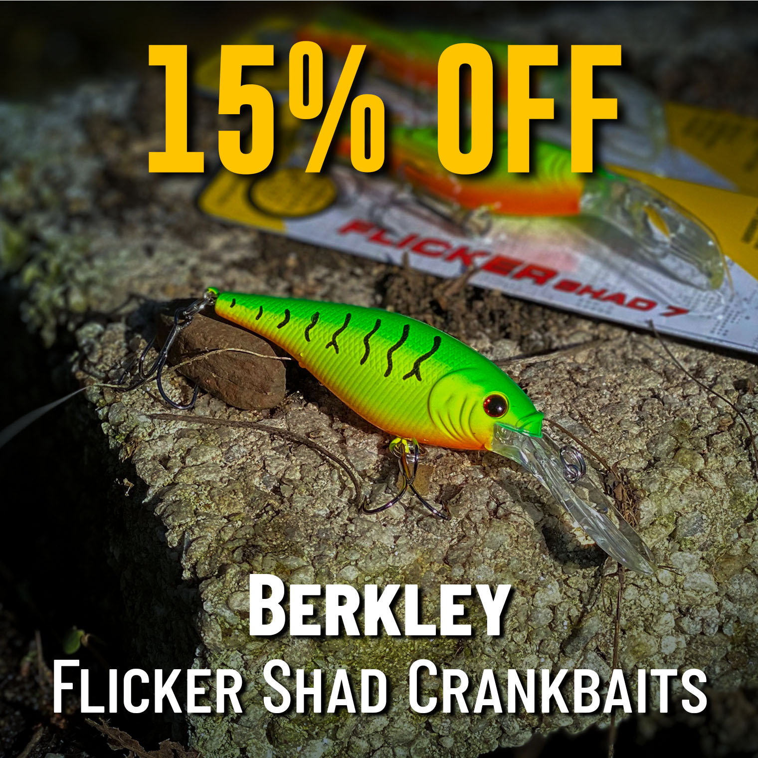 15% Off Berkley Flicker Shad Crankbaits""15% Off Berkley Flicker Shad Crankbaits