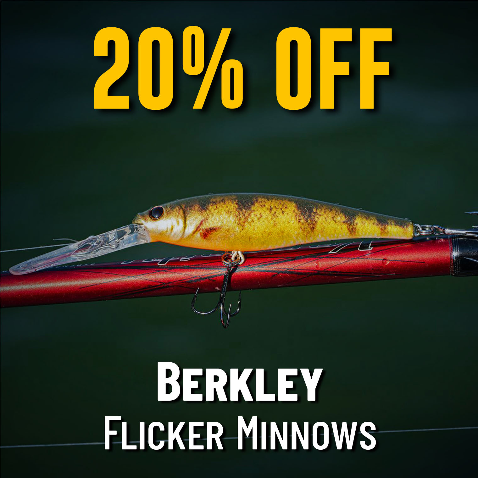 20% Off Berkley Flicker Minnows