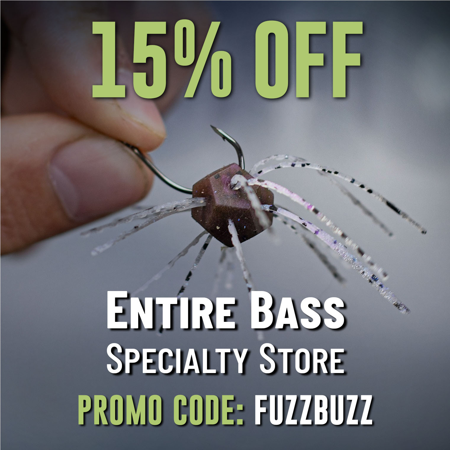 15% Off Entire Bass Specialty Store Promo Code: FUZZBUZZ