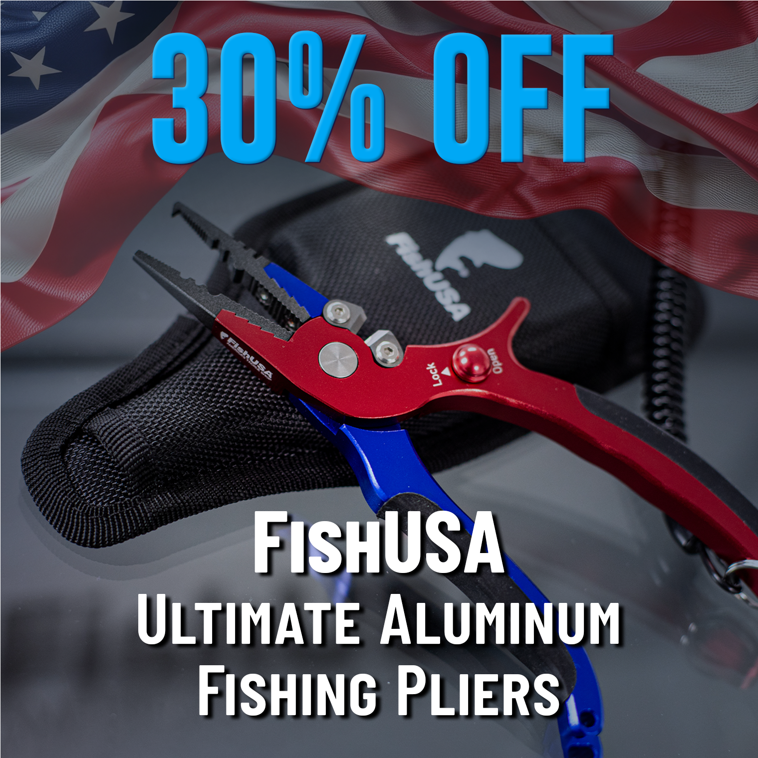 30% Off FishUSA Ultimate Aluminum Fishing Pliers