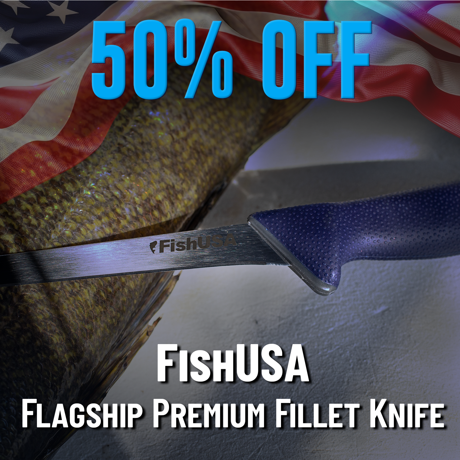 50% Off FishUSA Flagship Premium Fillet Knife