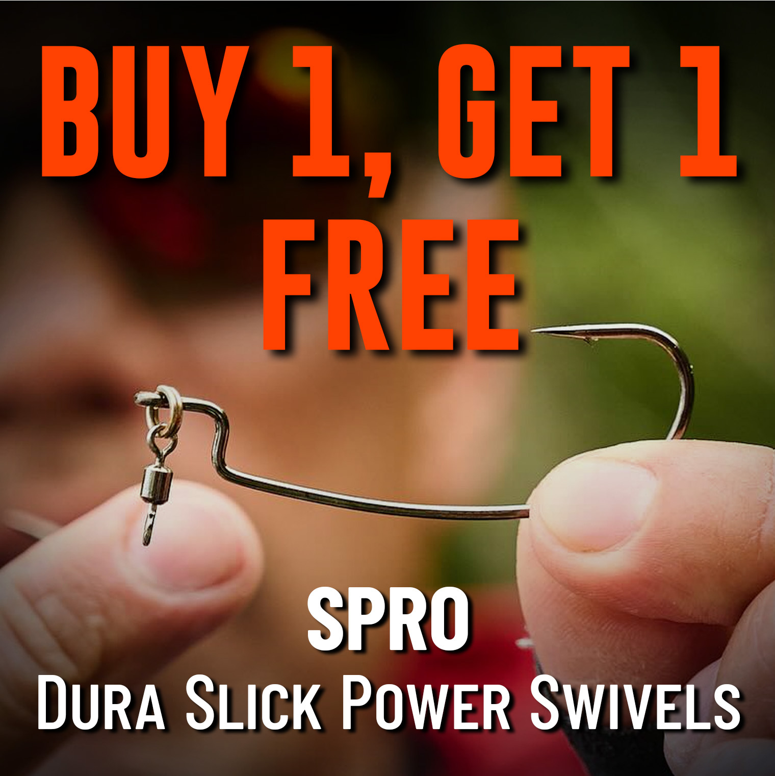 Buy 1, Get 1 Free SPRO Dura Slick Power Swivels