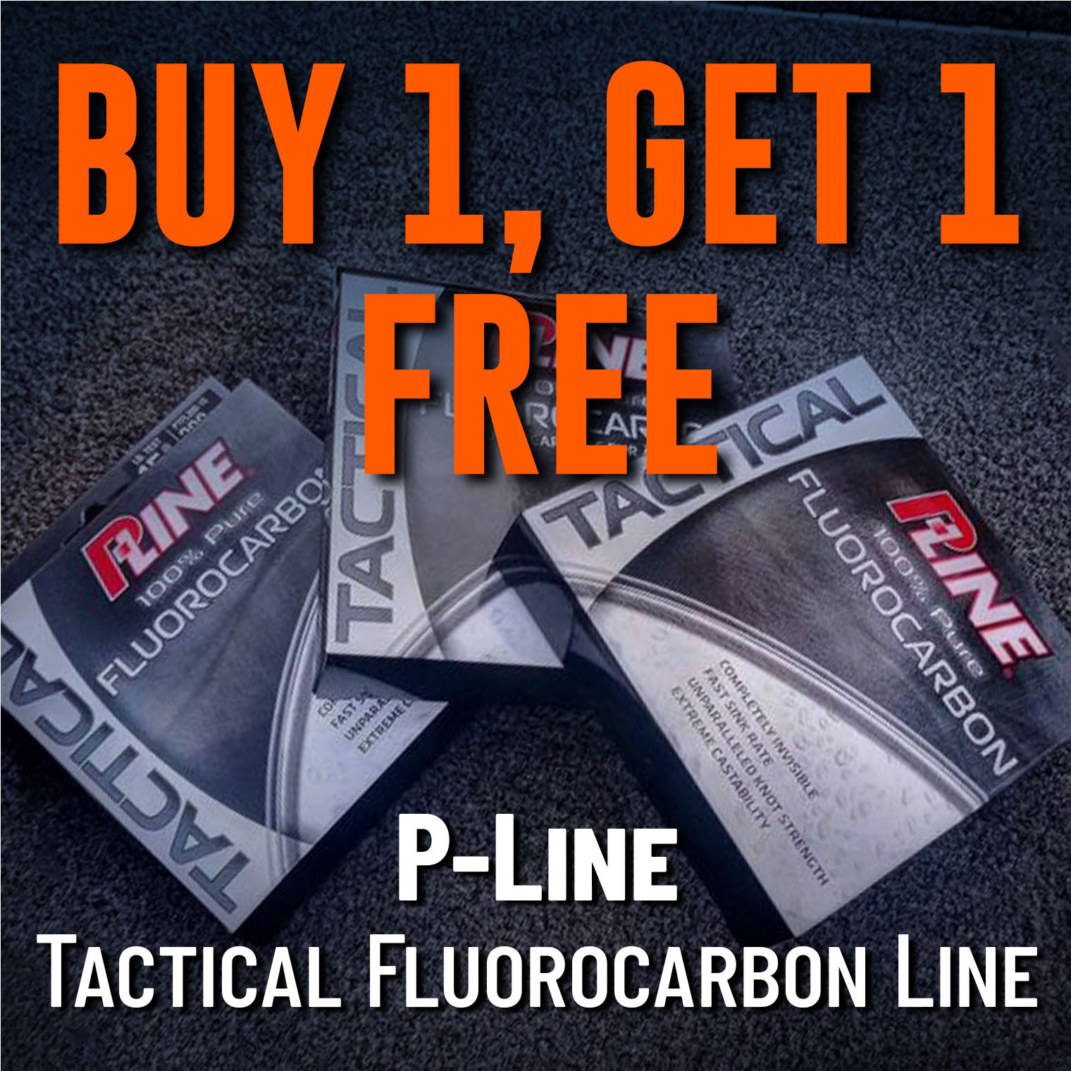 Buy 1, Get 1 Free P-Line Tactical Fluorocarbon Line