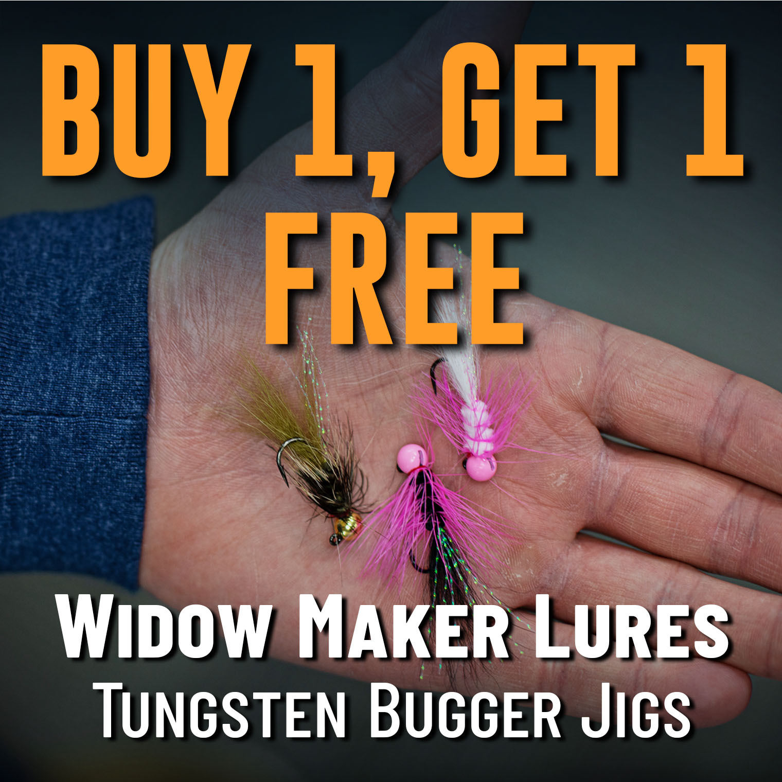 Buy 1, Get 1 Free Widow Maker Lures Tungsten Bugger Jigs