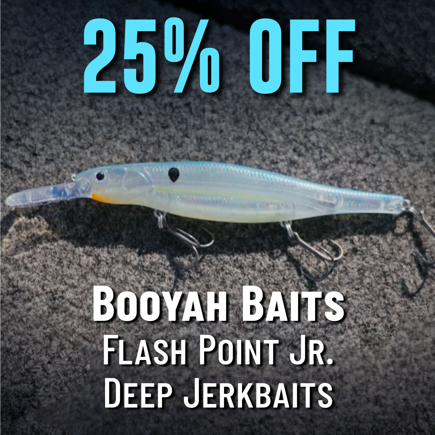 25% Off Booyah Baits Flash Point Jr. Deep Jerkbaits