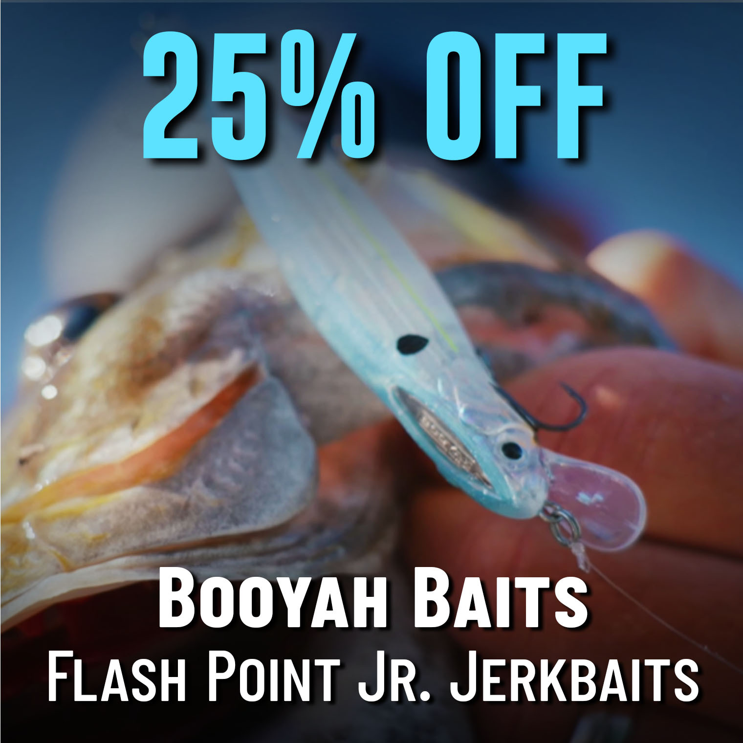 25% Off Booyah Baits Flash Point Jr. Jerkbaits