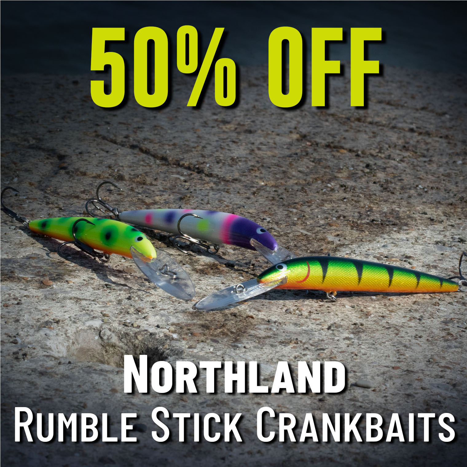 50% Off  Northland Rumble Stick Crankbaits