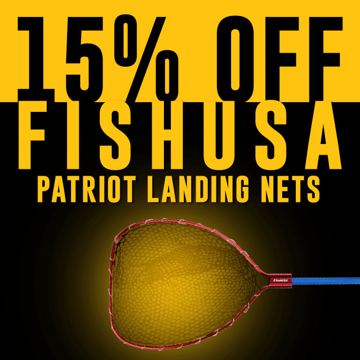 15% Off FishUSA Patriot Landing Nets