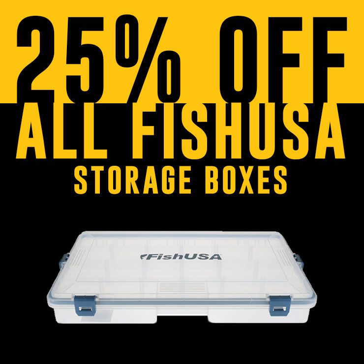25% Off All FishUSA Storage Boxes