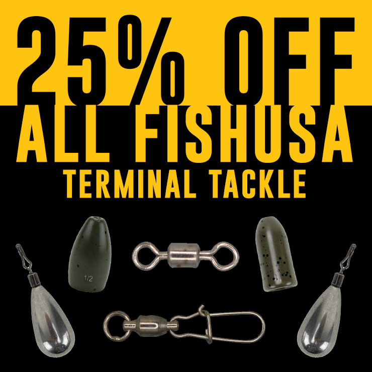 25% Off All FishUSA Terminal Tackle