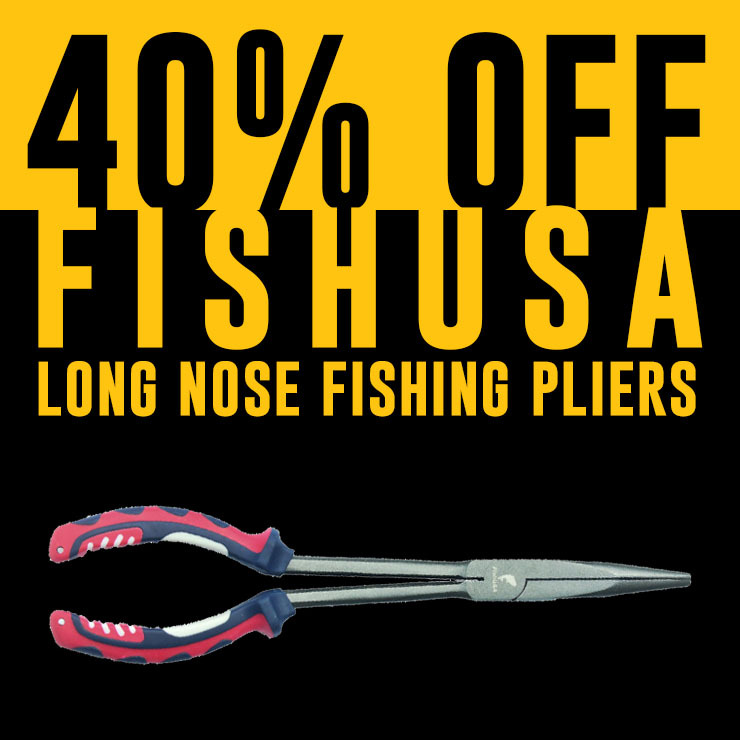 40% Off FishUSA Long Nose Fishing Pliers