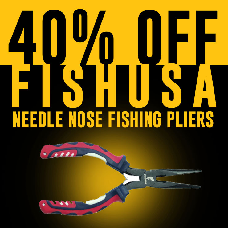 40% Off FishUSA Needle Nose Fishing Pliers