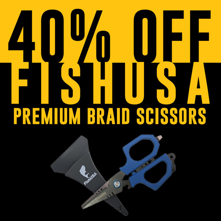 40% Off FishSUA Premium Braid Scissors