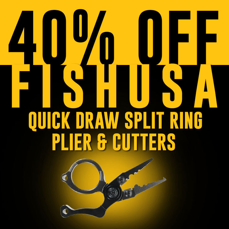 40% Off FishUSA Quick Draw Split Ring Plier & Cutters