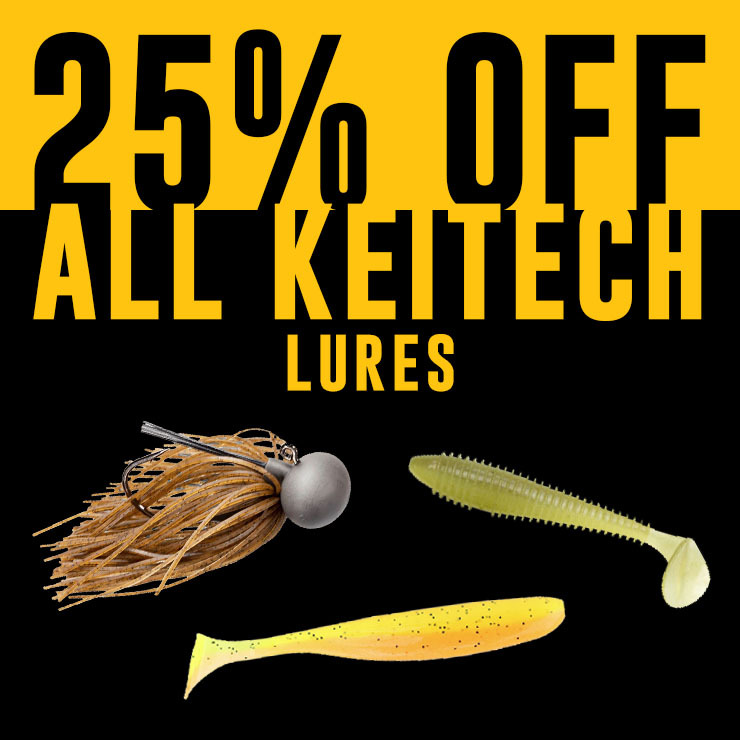 25% Off All Keitech Lures
