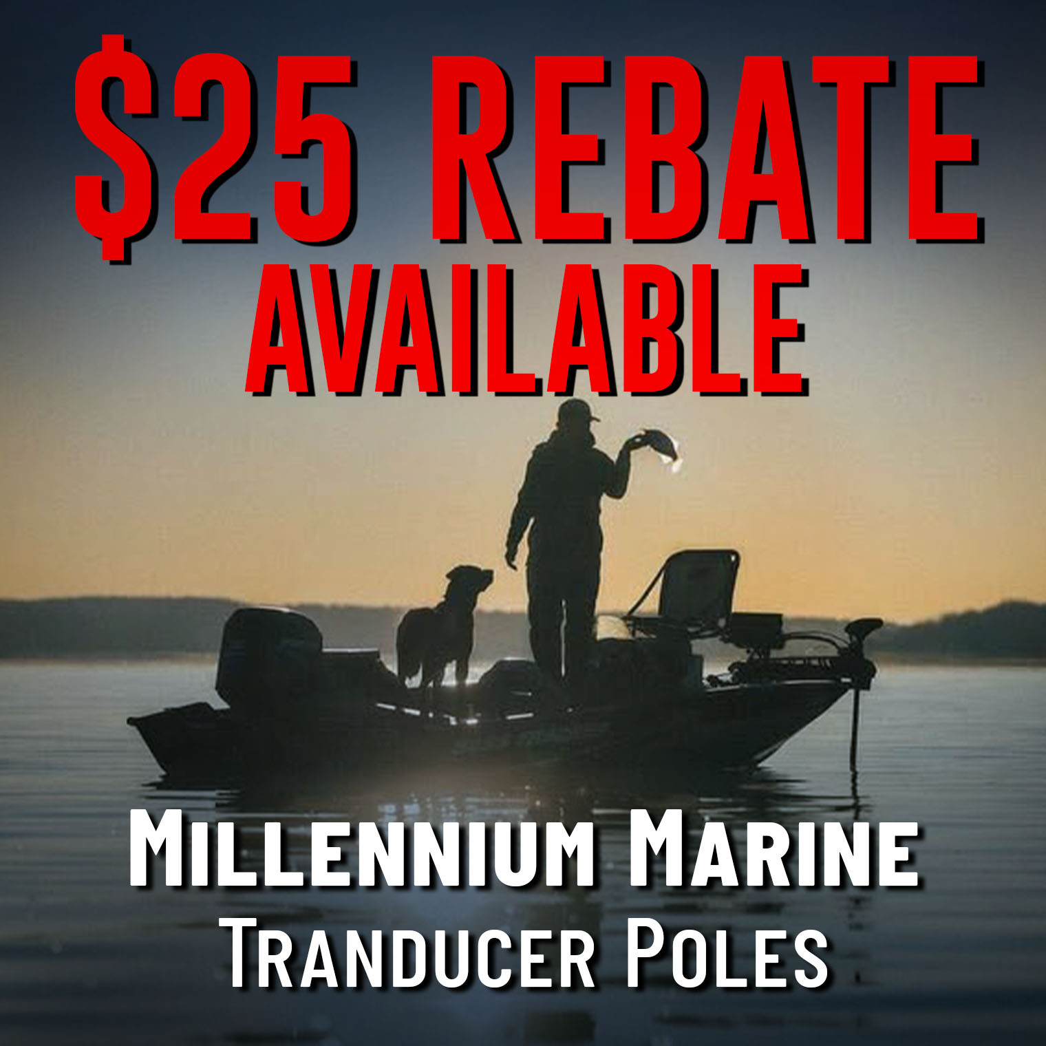 $25 Rebate Select Millennium Marine