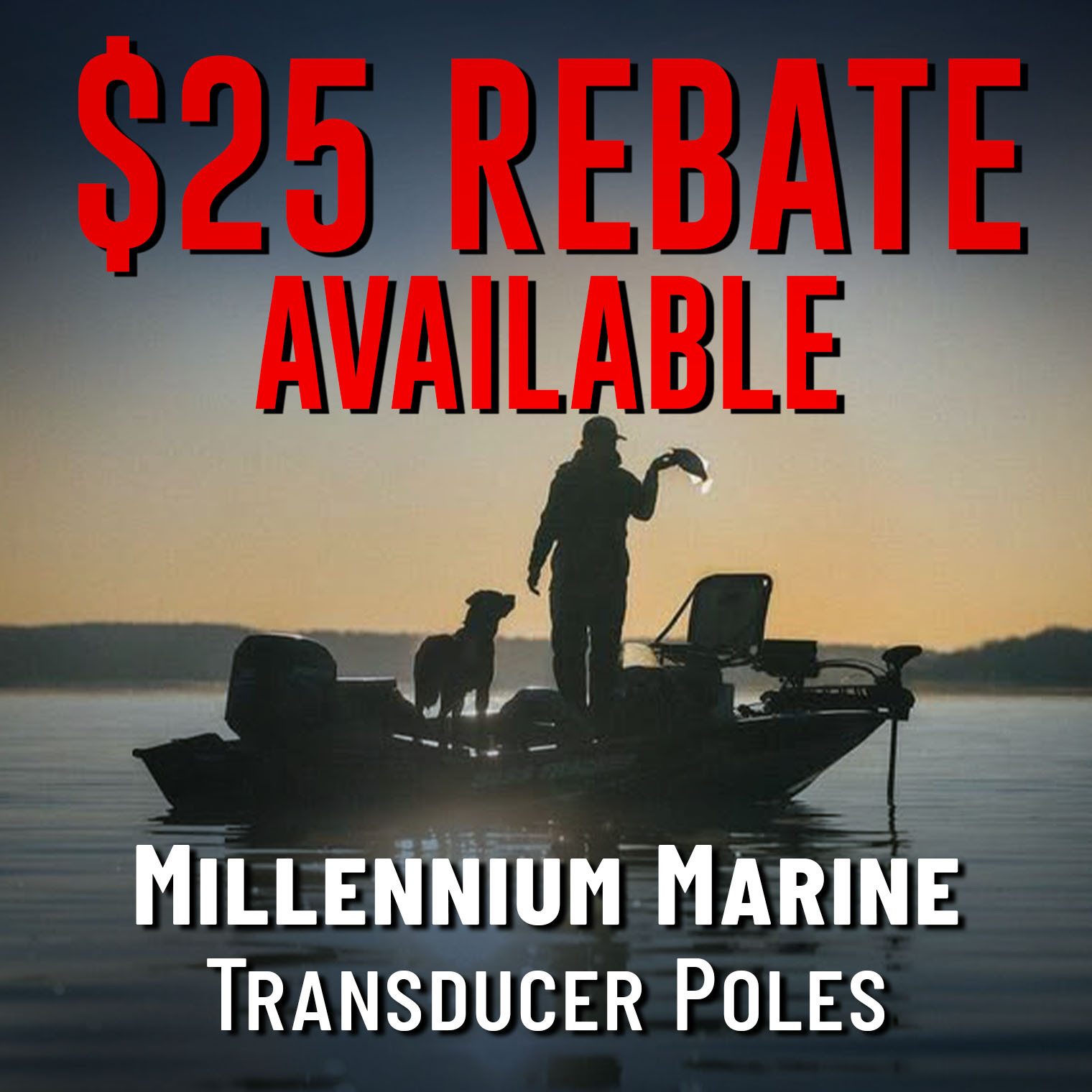 $25 Rebate Select Millennium Marine
