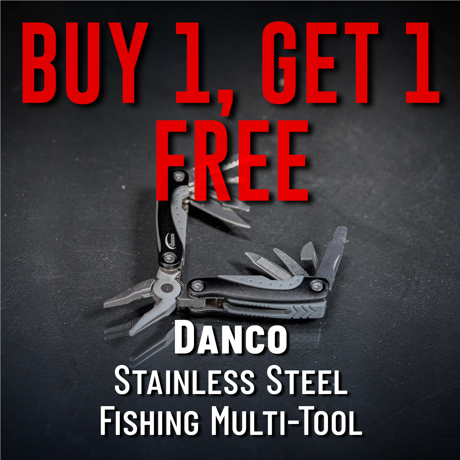 Buy 1, Get 1 Free Danco Stainless Steel Fishing Multi-Tools