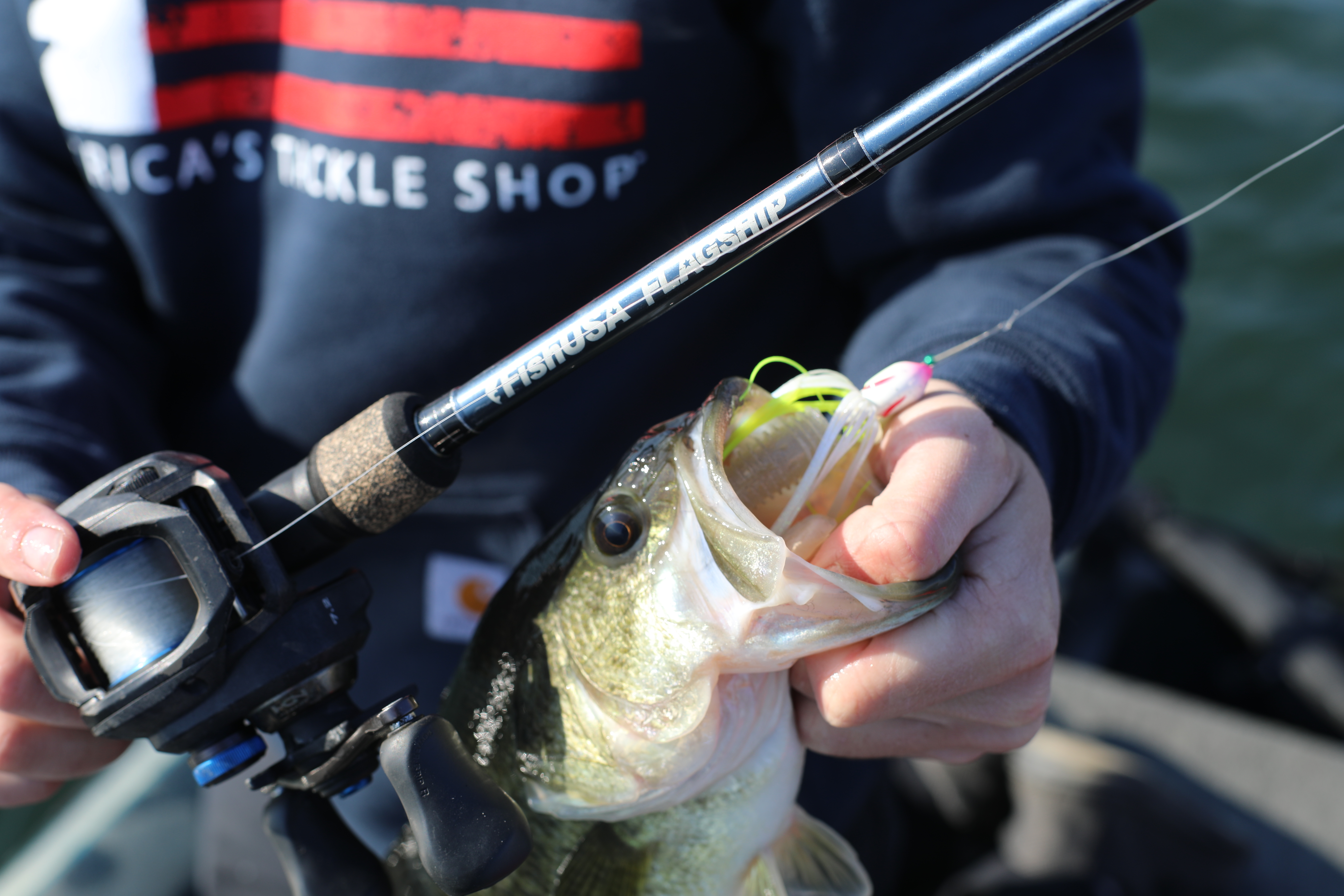 FishUSA Flagship Bass Casting Spinnerbait Rod