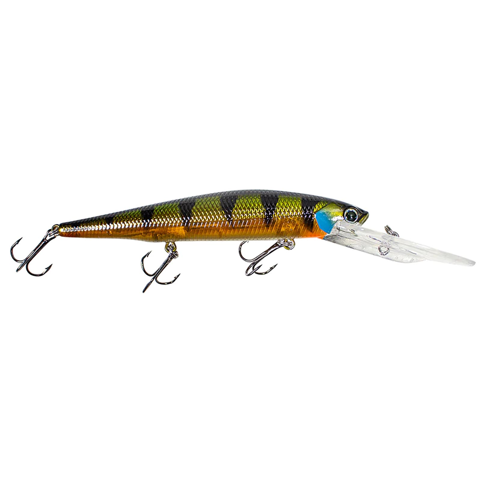 Lunkerhunt ISLASH03 Impact Slash 12s Deep Diving Jerkbait-Green Back