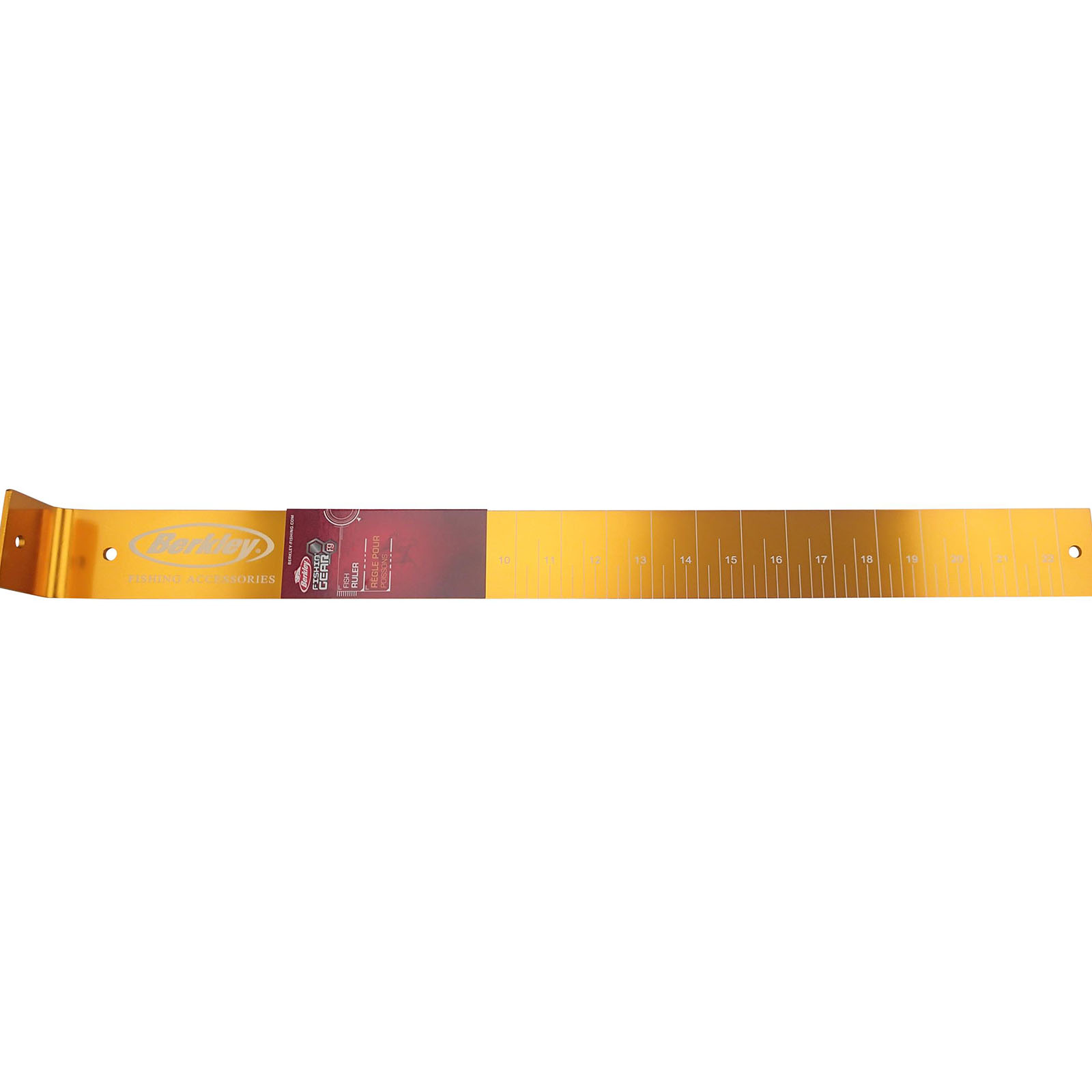 Berkley Berk Aluminum Fish Ruler, Yellow, 22