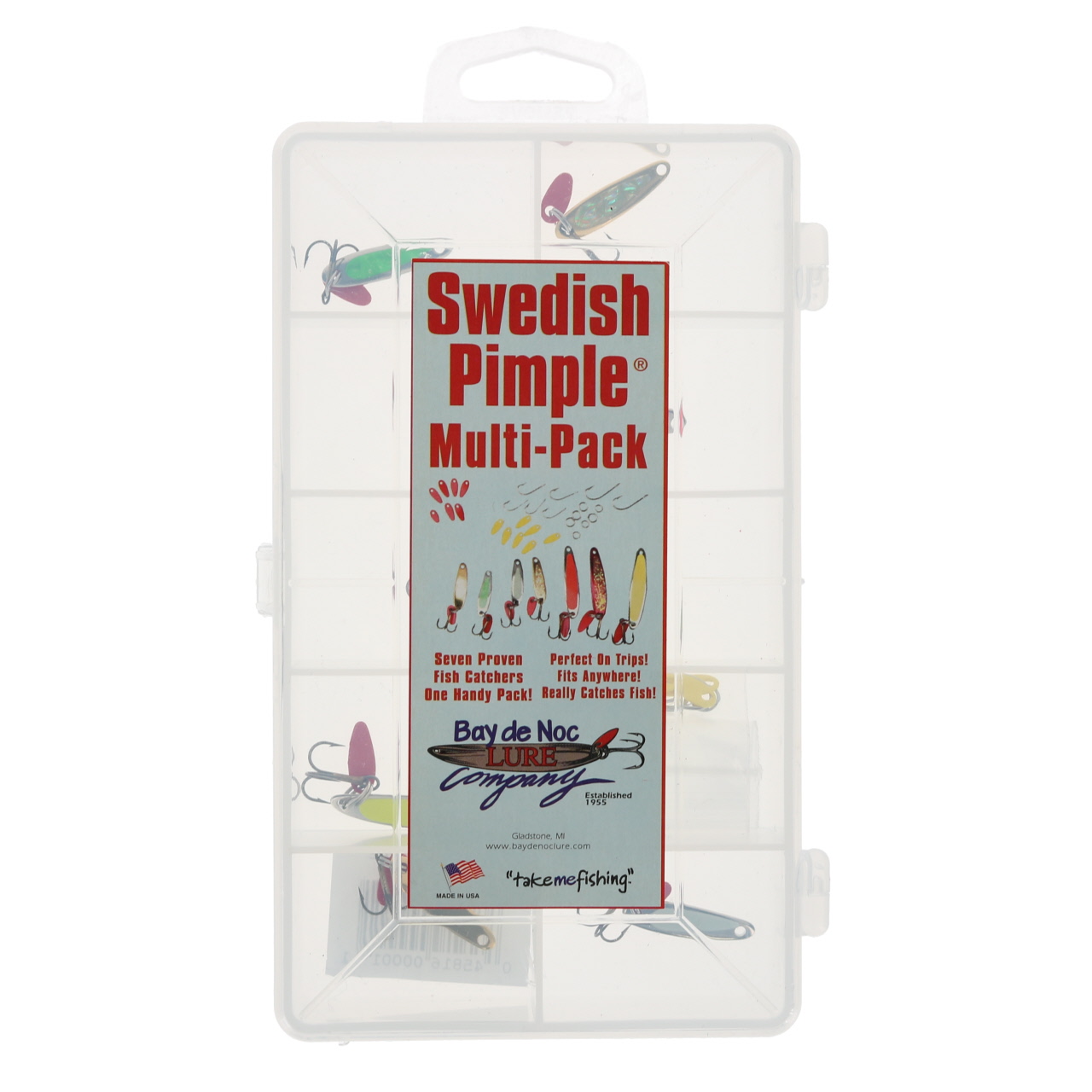 Plano Mini Magnum Pocket 3213 Fishing Tackle Box Swedish Pimple Jig-a