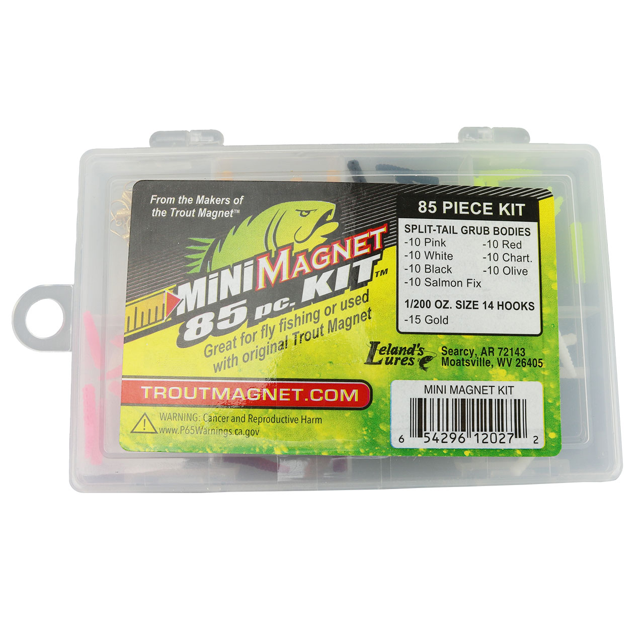 Leland's Lures Mini Magnet 85 Piece Kit