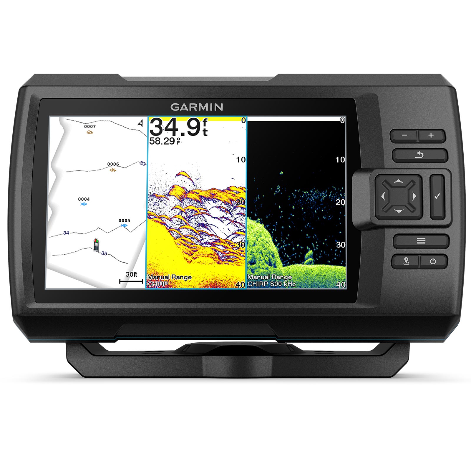 GARMIN - TETSUROページ Garmin STRIKER Vivid 7cv with GT20-TM Transducer | FishUSA