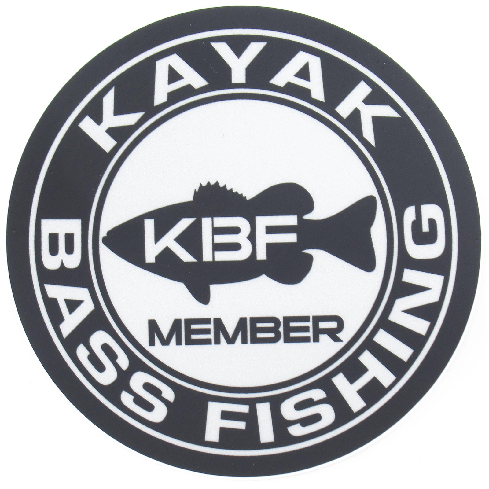 Kayak Bass Fishing KBF Member Decal