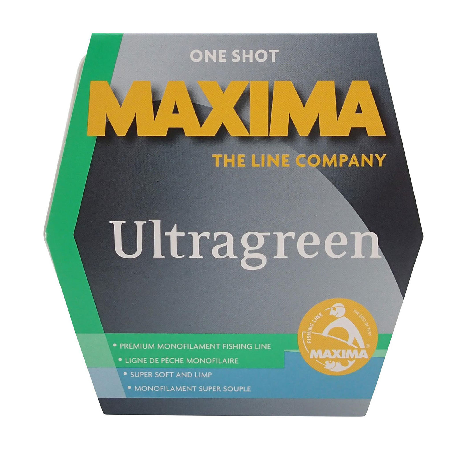 Maxima Fishing Line One Shot Spool, Ultragreen, 3-Pound/280-Yard