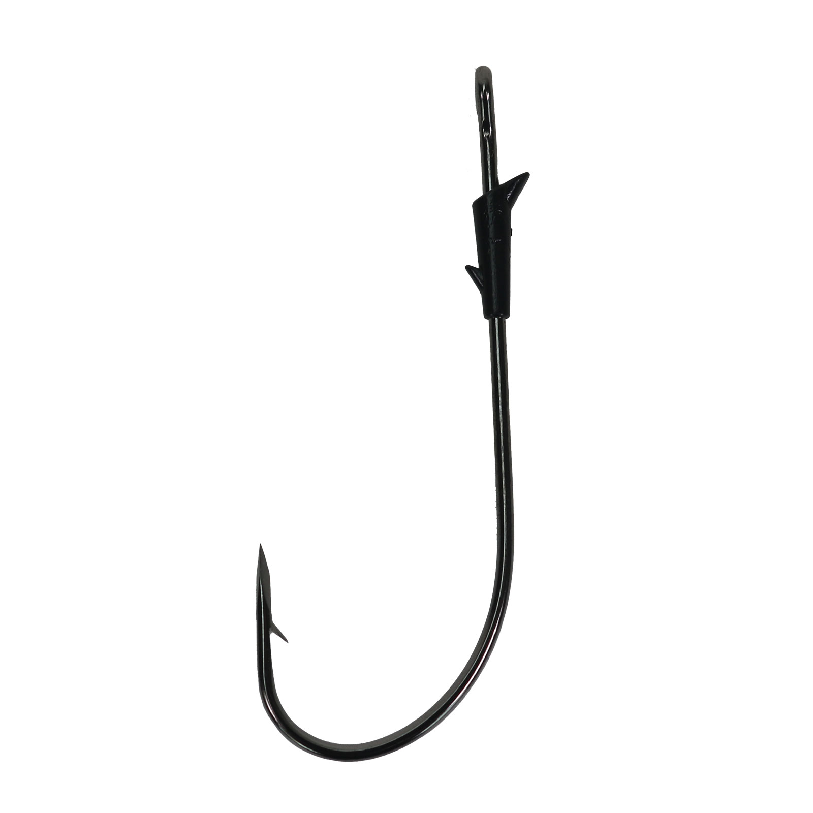 Eagle Claw TK180-2/0 Trokar Light Wire Finesse Worm Hook (Platinum Black)
